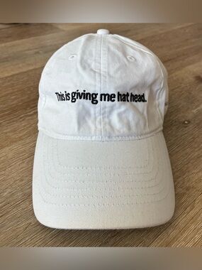 Beefeater Gin “This is giving me hat head” Dad Hat Cap White

Good Condition